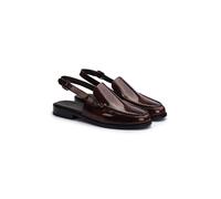 LLOYD Damen Slippers Rot 36 Glänzendes Leder