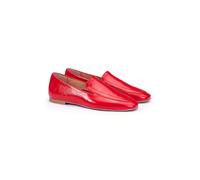 LLOYD Damen Slippers Rot 38.5 Glänzendes Leder | Genarbtes Leder