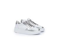 LLOYD Damen Sneaker | Low-Top Weiss 40 Glattleder | Genarbtes Leder