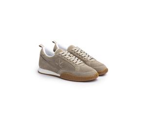 LLOYD Damen Sneakers | Low Tops Beige 39 Geflochtenes Leder | Rauleder