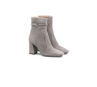 Stiefelette LLOYD "AMARA 420", Damen, Gr. 6, beige (grau), Leder, unifarben, Schuhe Stiefelette, mit klassischem Design (28245409-6) grau