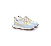 Lloyd Damenschuhe Elegante Schnürer 1 - ICE BLUE/OFFWHITE/YELLOW/OAT MI 1 - ICE BLUE/OFFWHITE/YELLOW - Gr. - 37