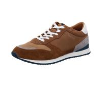 LLOYD Herren Halbschuhe Elmore – Low-Top Sneaker, lose Einlage – Wood/GHOBI/White, 46 EU / 11 UK