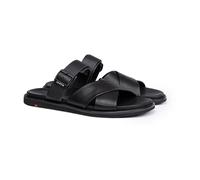 LLOYD Leder-Pantoletten "Eminet" in Schwarz - 10% | Größe 44 | Herren Hausschuhe