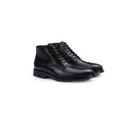 LLOYD Herren Brogue Schnürer Schwarz 48 Glattleder