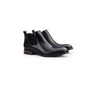 LLOYD Herren Chelsea Boot Schlupfstiefelette Schwarz 42 Glattleder