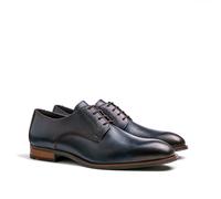 LLOYD Herren Derby | Schnürschuh Blau 41 Glattleder