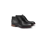 LLOYD Herren Derby Schuhe | Schnürschuhe Schwarz 38.5 Geprägtes Leder | Glattleder