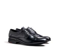 LLOYD Herren Derby Schuhe | Schnürschuhe Schwarz 40.5 Glattleder