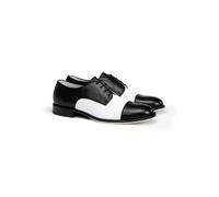 LLOYD Herren Derby Schuhe | Schnürschuhe Schwarz 40.5 Glattleder
