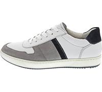 LLOYD Herren-Halbschuhe Bosco – Low-Top Sneaker, lose Einlage – Nuvola/White/Midnight 42,5 EU
