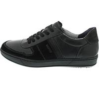 LLOYD Herren Halbschuhe Bosco, Männer Low-Top Sneaker, lose Einlage,schnürschuhe,schnürer,Business,Freizeit, SCHWARZ/Asphalt, 41 EU / 7.5 UK