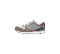 LLOYD Herren Halbschuhe Elmore, Männer Low-Top Sneaker, lose Einlage,Laufschuhe,schnürschuhe,schnürer,Business, Polvere/Grey/Chianti, 40.5 EU / 7 UK