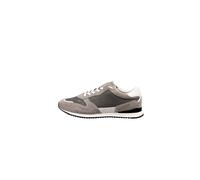 LLOYD Herren Sneaker SWIFT Low-Top Lederkombination Grau/Weiß Größe 42