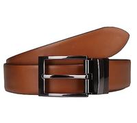 LLOYD Gürtel W120 – 2-in-1 Wendegürtel aus Leder, Schwarz/Cognac, kürzbar, Gr. 120