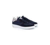 LLOYD Herren Low-Top | Sneaker Blau 42 Rauleder | Strick