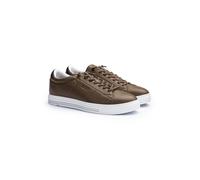 LLOYD Herren Low Top Sneaker Braun 45 Genarbtes Leder