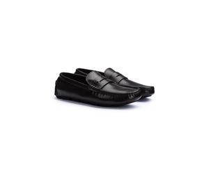 LLOYD Herren Mokassins Braun 44 Genarbtes Leder