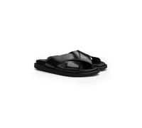 LLOYD Herren Sandalen Schwarz 41 Genarbtes Leder