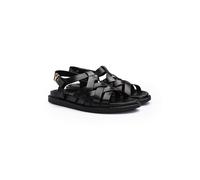 LLOYD Herren Sandalen Schwarz 44 Genarbtes Leder