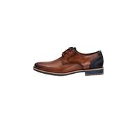LLOYD Herren Schnürhalbschuhe Drift 110, Männer Low-Top Sneaker,Anzug-Schuhe,Herren-Schuhe,Cognac,Schuhspanner,blau, Brown/Navy, 42 EU / 8 UK