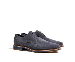 LLOYD Herren Schnürschuhe Blau 40 Rauleder