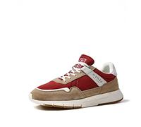 LLOYD Herren Schnürschuhe ENJO, Männer Low-Top Sneaker,lose Einlage,lace-up,Shoes,Low-tie,Halbschuhe,Freizeit,sportlich,GHOBI/RED,44 EU / 9.5 UK