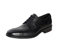LLOYD Herren Schnürschuhe Gala | Männer Businessschuhe | Derby | Normalweit | Leder | Strassenschuhe | lace-up, SCHWARZ/Midnight, 41 EU / 7.5 UK