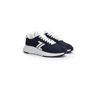 LLOYD Herren Sneakers | Low Top Sneaker Blau 44 Mesh | Glattleder | Rauleder