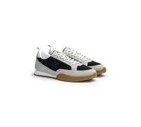 LLOYD Herren Sneakers | Low Top Sneaker Blau 44 Rauleder | Gelochtes Leder