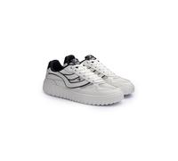 LLOYD Herren Sneakers | Low Top Sneaker Weiss 43 Mesh | Glattleder