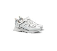LLOYD Herren Sneakers | Low Top Sneaker Weiss 45 Textil | Beschichtetes Leder | Kunstleder