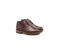 LLOYD Herren Stiefelette | Desert Boots Braun 42 Genarbtes Leder