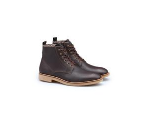 LLOYD Herren Stiefeletten Braun 44 Genarbtes Leder