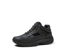 LLOYD Herren Stiefeletten EDD, Männer Schnürstiefeletten,lose Einlage,Normalweit,warm,gefüttert,Boots,Stiefel,Bootee,Booties, Black, 41 EU / 7.5 UK