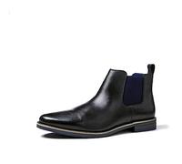 LLOYD Herren Stiefeletten Lawrence, Männer Chelsea Boots,Normalweit,Winterschuhe,gefüttert,Boots,Stiefel,Bootee,Booties, SCHWARZ, 44.5 EU / 10 UK