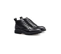 LLOYD Herren Stiefeletten Schwarz 42 Genarbtes Leder