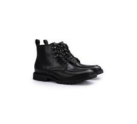 LLOYD Herren Stiefeletten Schwarz 43 Genarbtes Leder