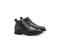 LLOYD Herren Stiefeletten Schwarz 46.5 Genarbtes Leder