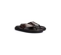 LLOYD Herren Zehentrenners Braun 45 Genarbtes Leder