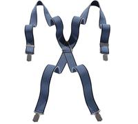 LLOYD-Hosenträger 35 mm gemustert 2-streifig gekreuzt, Metallkreuz Gr.120 500 blau