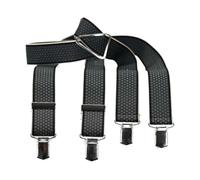 Lloyds Hosenträger 35 mm gemustert, 2-streifig gekreuzt, Metallkreuz Gr. 120 Grau