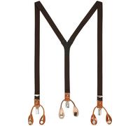 Lloyd Hosenträger braun, Einfarbig