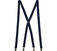 LLOYD-Hosenträger 25 mm unifarben 2-streifig gekreuzt Metallkreuz, Schwarz, Gr.120
