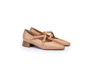 LLOYD Leder-Ballerinas in Beige - Größe 39 | Damen Ballerinas