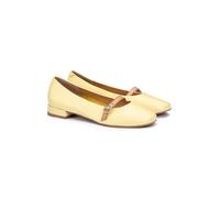 LLOYD Leder-Ballerinas in Gelb - Größe 39 | Damen Ballerinas