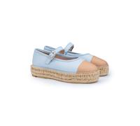 LLOYD Leder-Espadrilles in Hellblau - Größe 41 | Damen Schuhe Halbschuhe