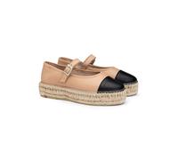 LLOYD Leder-Espandrilles in Beige - Größe 38 | Damen Schuhe Halbschuhe