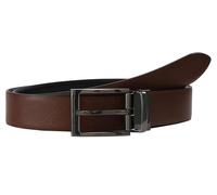 LLOYD Leder Gürtel 2 in 1 Reversible Belt W80 Cognac/Black braun schwarz kürzbar wendbar