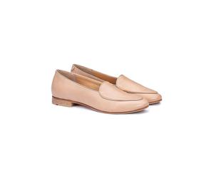 LLOYD Leder-Mokassins in Beige - Größe 39 | Damen Pantoletten